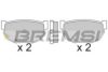 NISSA 4406004S25 Brake Pad Set, disc brake